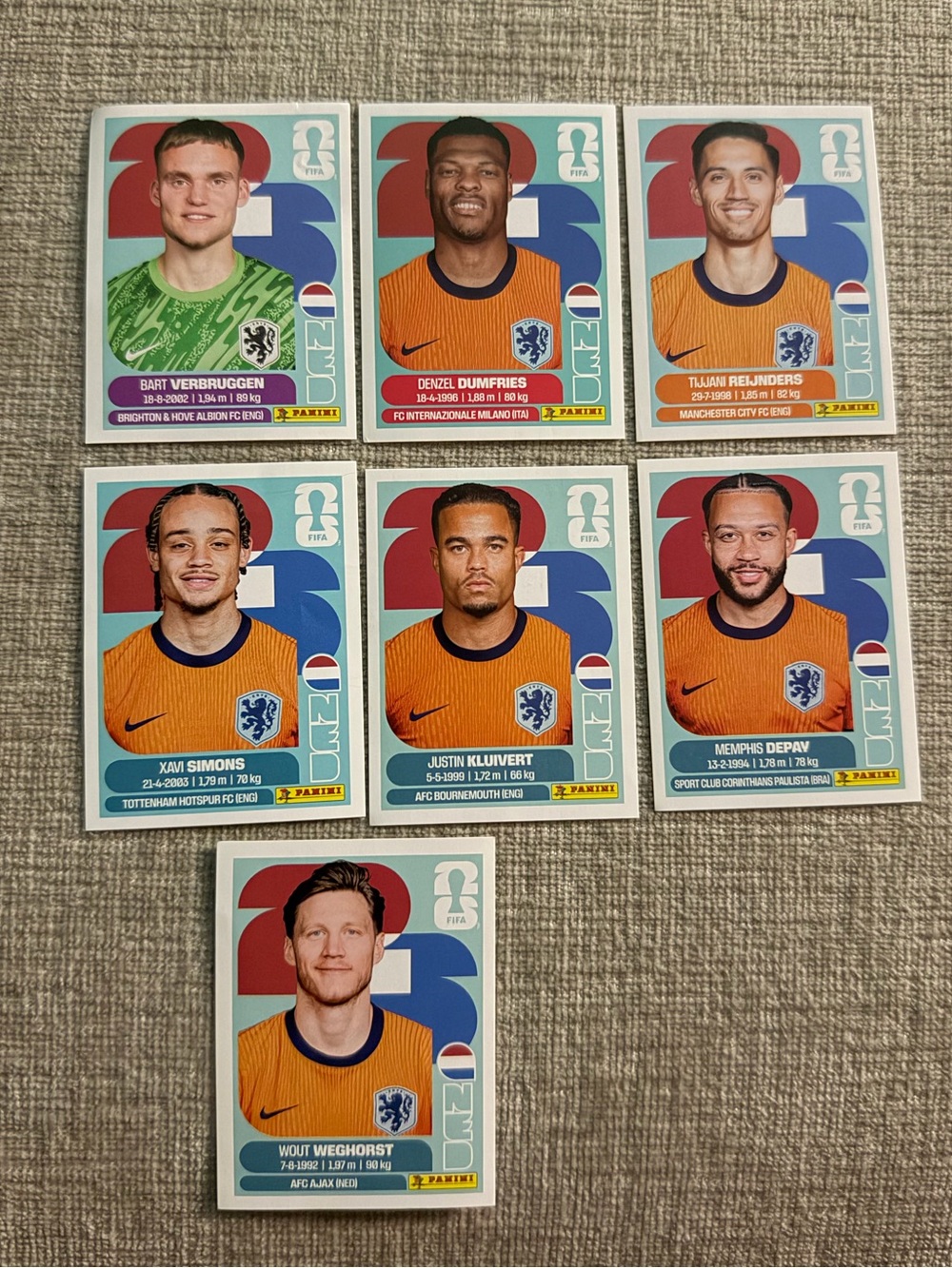 Netherlands FIFA Stickers